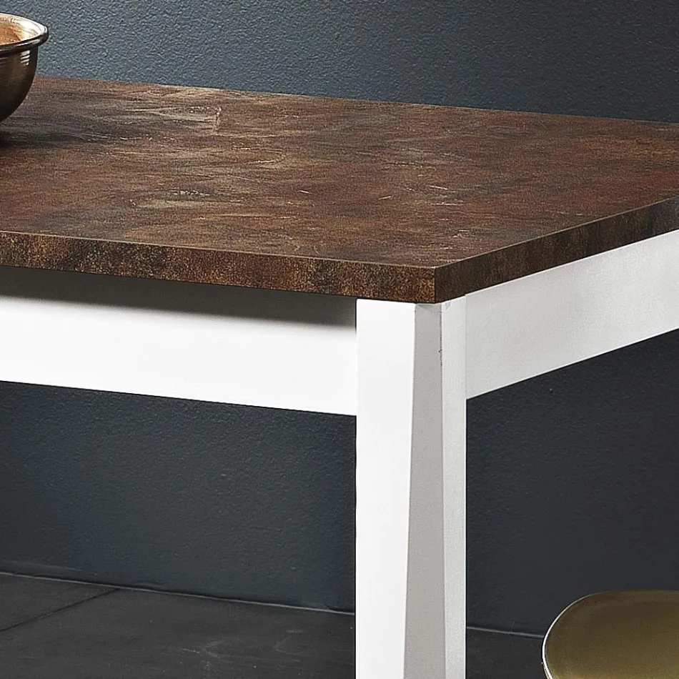 Tavolo Allungabile a 180 cm in Faggio e Melaminico Made in Italy - Otiello Viadurini