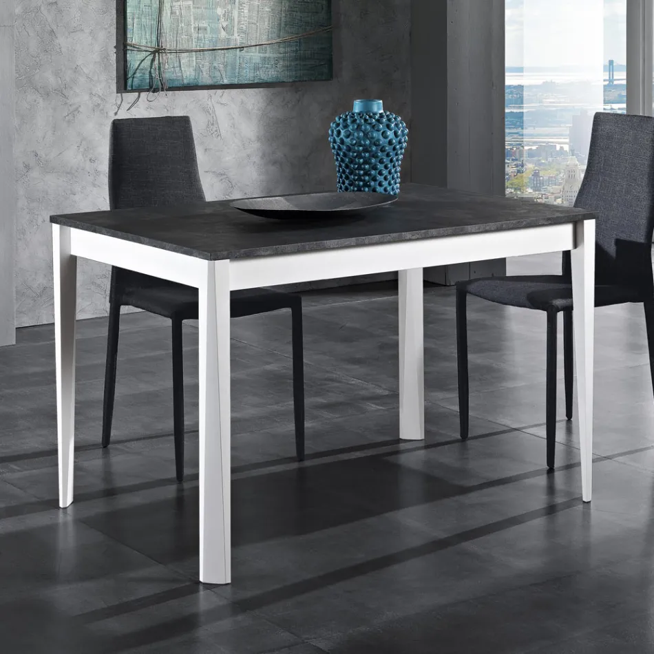 Tavolo Allungabile a 180 cm in Faggio e Melaminico Made in Italy - Otiello Viadurini