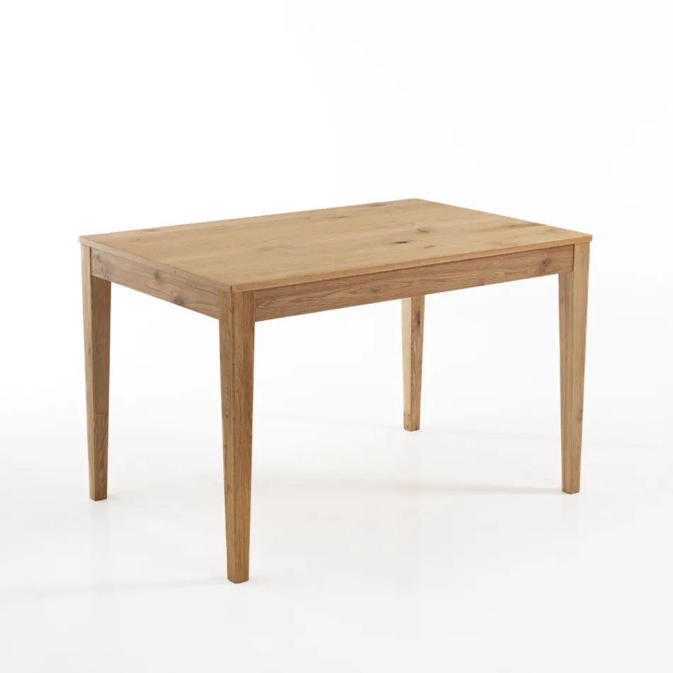 Tavolo Allungabile a 180 cm in Legno Massello di Betulla - Tallio Viadurini