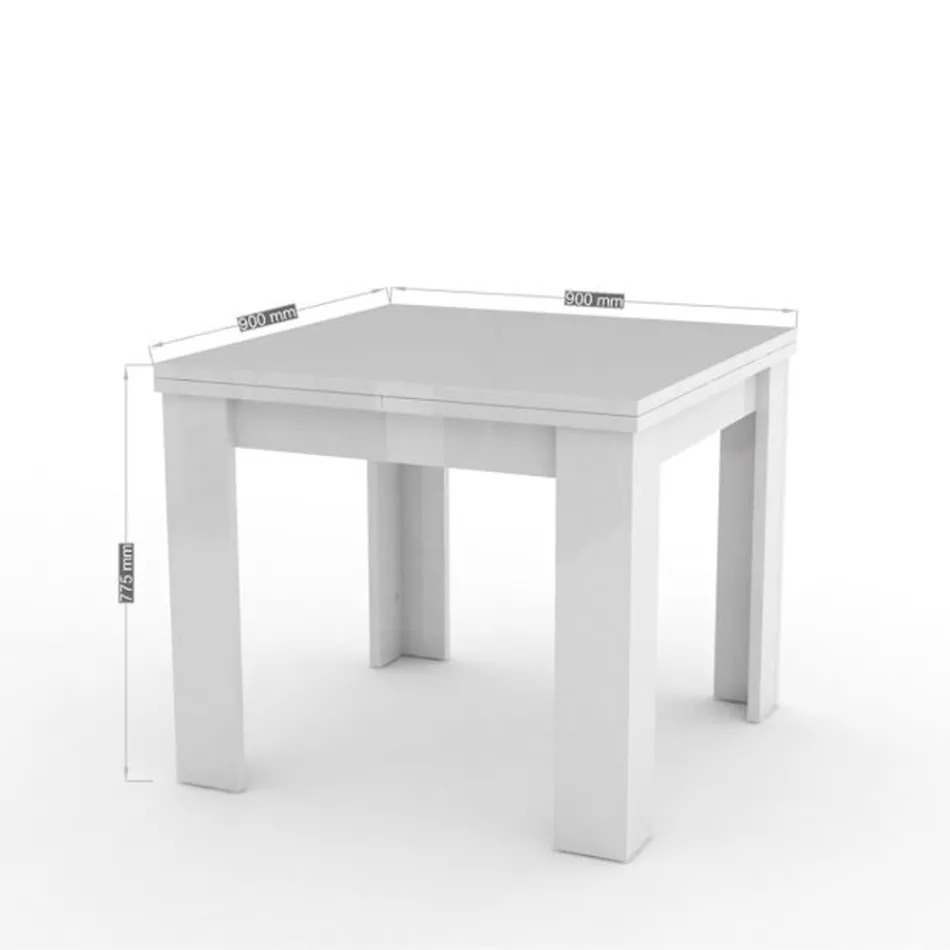 Tavolo Allungabile a 180 cm in Legno Sostenibile - Perro Viadurini