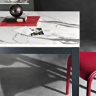 Tavolo Allungabile a 180 cm in Metallo Antracite Made in Italy - Beatrise Viadurini