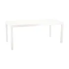 Tavolo Allungabile a 180 cm o 220 cm con Piano in Vetro Temprato - Cartellina Viadurini