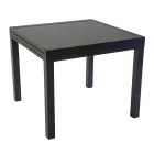 Tavolo Allungabile a 180 cm o 220 cm con Piano in Vetro Temprato - Cartellina Viadurini