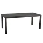 Tavolo Allungabile a 180 cm o 220 cm con Piano in Vetro Temprato - Cartellina Viadurini