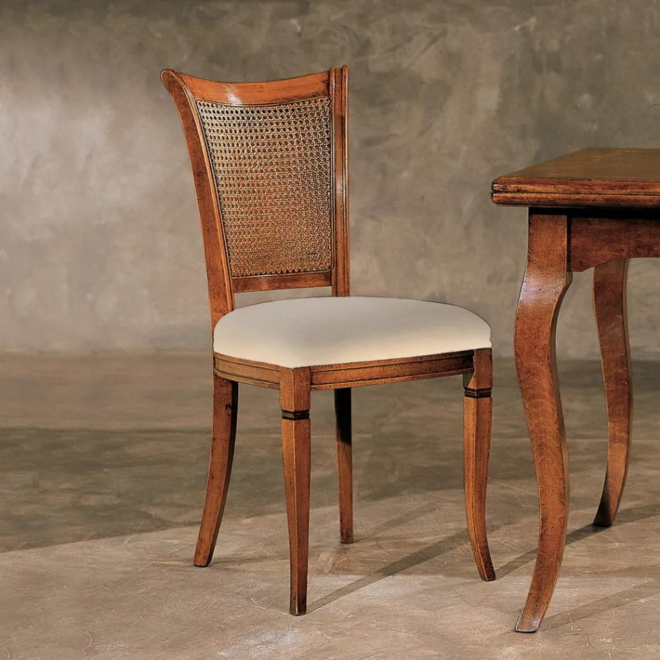 Tavolo Allungabile a 200 cm con 4 Sedie in Legno Bassano Made in Italy - Ambra Viadurini