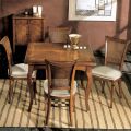 Tavolo Allungabile a 200 cm con 4 Sedie in Legno Bassano Made in Italy - Ambra