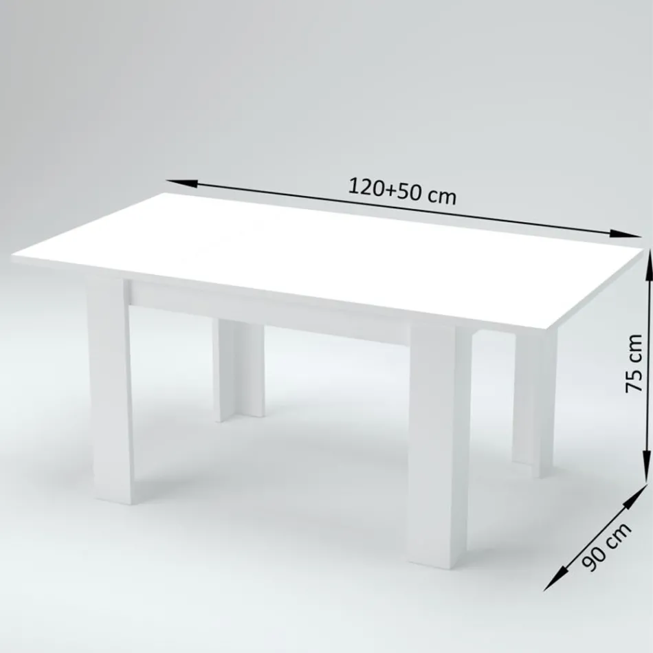 Tavolo Allungabile a 210 cm da Pranzo Design in Legno Sostenibile - Perro Viadurini