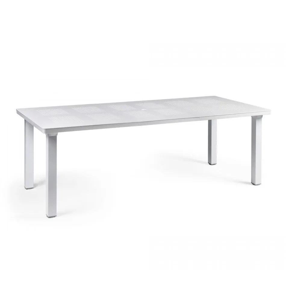 Tavolo Allungabile a 220 cm in Polipropilene e Alluminio - Pillow Viadurini
