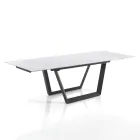 Tavolo Allungabile a 240 cm in Acciaio Grigio - Bonito Viadurini