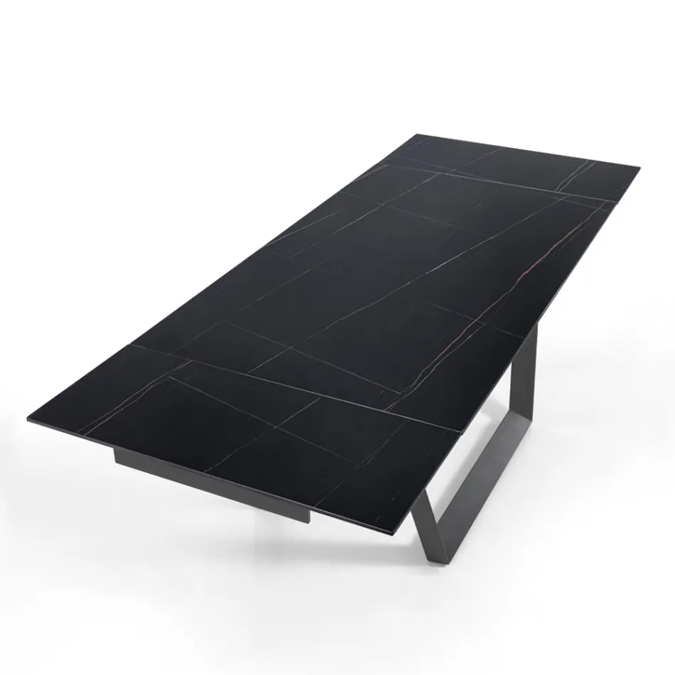 Tavolo Allungabile a 240 cm in Acciaio Grigio - Bonito Viadurini