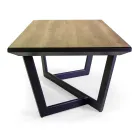 Tavolo Allungabile a 240 cm in Alluminio con Piano in HPL - Righello Viadurini