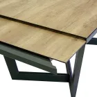 Tavolo Allungabile a 240 cm in Alluminio con Piano in HPL - Righello Viadurini