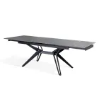 Tavolo Allungabile a 240 cm in Ceramica e Metallo - Bouquet Viadurini