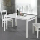 Tavolo Allungabile a 240 cm in Legno Laccato Design Made in Italy - Jacobs Viadurini