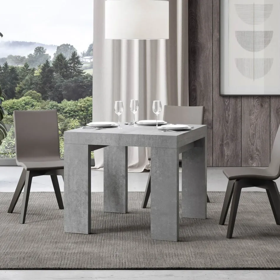 Tavolo Allungabile a 246 cm in Microparticelle di Legno Made in Italy - Albero Viadurini