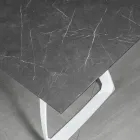 Tavolo Allungabile a 270 cm con Piano in HPL e Base in Alluminio - Villongo Viadurini