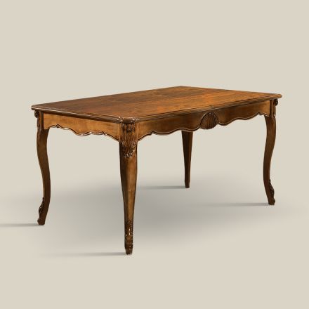 Tavolo Allungabile a 280 cm in Legno Noce Bassano Made in Italy - Caligola Viadurini