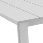 Tavolo Allungabile a 281 cm in Alluminio con Piano a Doghe - Specifico Viadurini