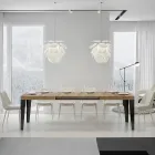 Tavolo Allungabile a 284 cm in Diverse Misure e Finiture Made in Italy - Spiaggia Viadurini