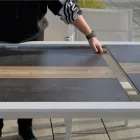 Tavolo Allungabile a 300 cm in Alluminio con Inserto in HPL - Righello Viadurini
