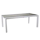 Tavolo Allungabile a 300 cm in Alluminio con Inserto in HPL - Righello Viadurini