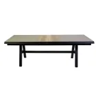 Tavolo Allungabile a 303 cm in Alluminio con Piano in HPL - Righello Viadurini