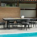 Tavolo Allungabile a 303 cm in Alluminio con Piano in HPL - Righello