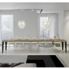 Tavolo Allungabile a 440 cm in Diverse Misure e Finiture Made in Italy - Spiaggia Viadurini