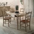 Tavolo Allungabile con 4 Sedie in Tortora Chiaro Made in Italy - Celestino