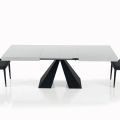 Tavolo Allungabile con Apertura Centrale e Bordo Folding Made in Italy - Dalmata 