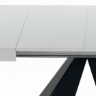 Tavolo Allungabile con Apertura Centrale e Bordo Folding Made in Italy - Dalmata  Viadurini