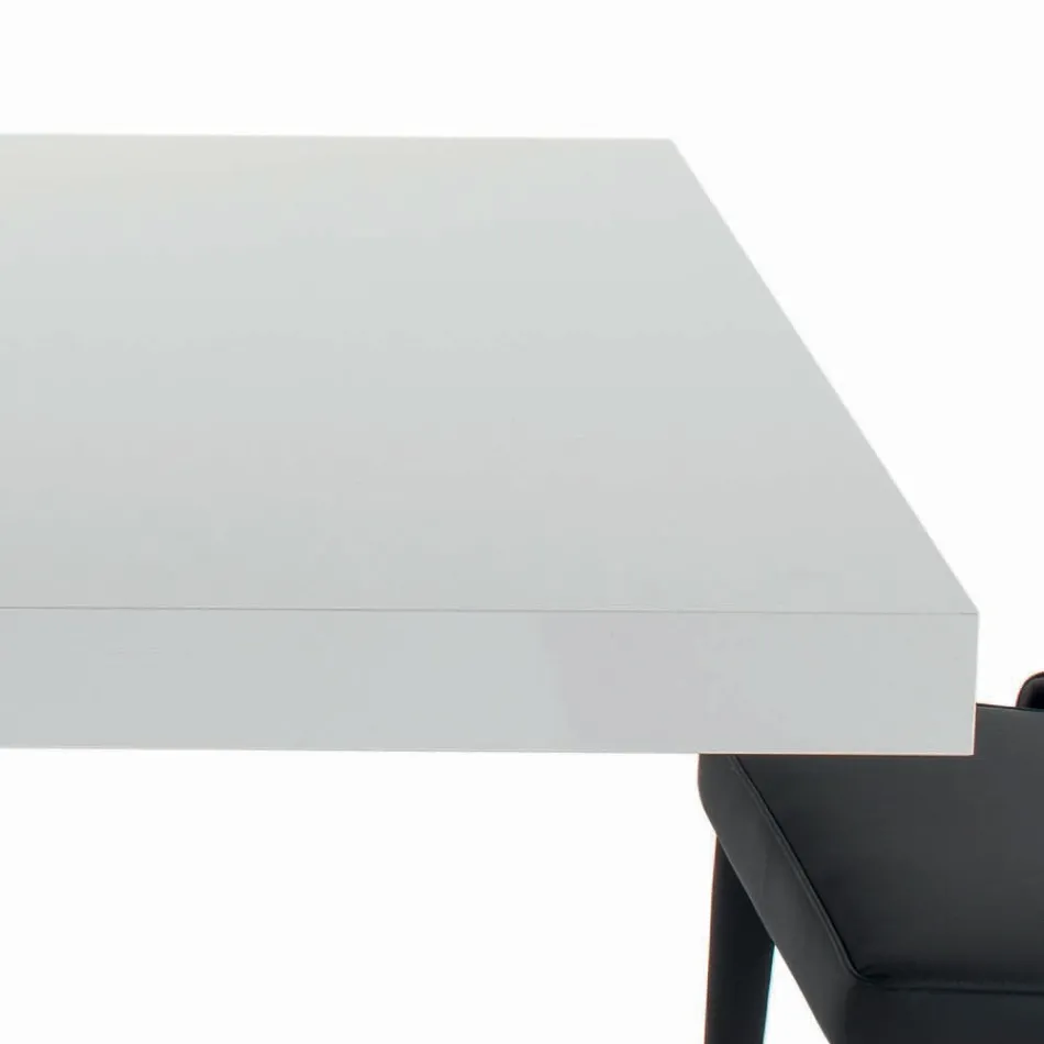 Tavolo Allungabile con Apertura Centrale e Bordo Folding Made in Italy - Dalmata  Viadurini