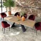 Tavolo Allungabile con Apertura Laterale Sincronizzata Made in Italy - Occhiali Viadurini