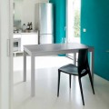 Tavolo allungabile con gambe in legno di faggio,L130/210xP80cm,Denisio
