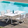 Tavolo Allungabile da Giardino in Acciaio Zincato Made in Italy – Brienne