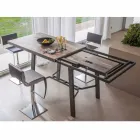 Tavolo Allungabile da Pranzo in Legno e Metallo fino a 280 cm - Gallotto Viadurini