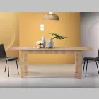 Tavolo Allungabile da Soggiorno in Melaminico Made in Italy - Ondine Viadurini