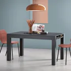 Tavolo Allungabile da Soggiorno in Melaminico Made in Italy - Ondine Viadurini