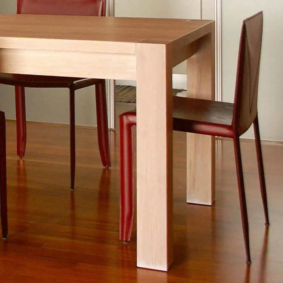 Tavolo allungabile design in legno di rovere, L160/260xP90cm, Jacob Viadurini