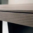 Tavolo allungabile di design in legno rovere fatto in Italia Zerba Viadurini