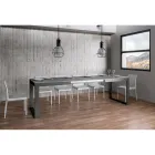 Tavolo Allungabile di Design Moderno in Legno Nobilitato - Badesi Viadurini