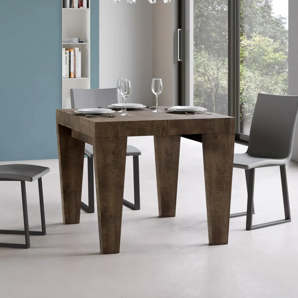 Tavolo Allungabile Disponibile in Diverse Finiture Made in Italy - Montagna Viadurini
