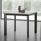 Tavolo Allungabile Fino 232 cm Quadrato in Hpl Made in Italy - Filiberto Viadurini