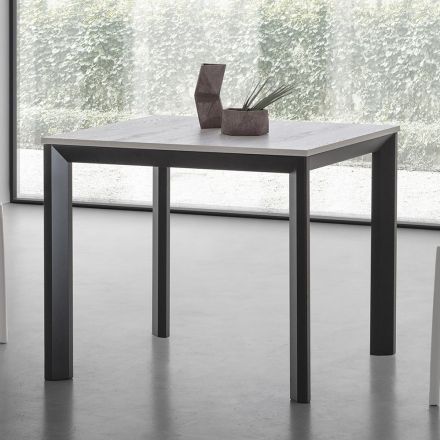 Tavolo Allungabile Fino 232 cm Quadrato in Hpl Made in Italy - Filiberto Viadurini