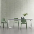 Tavolo Allungabile Fino 238 cm con Piano in Laminam Made in Italy - Pablito Viadurini