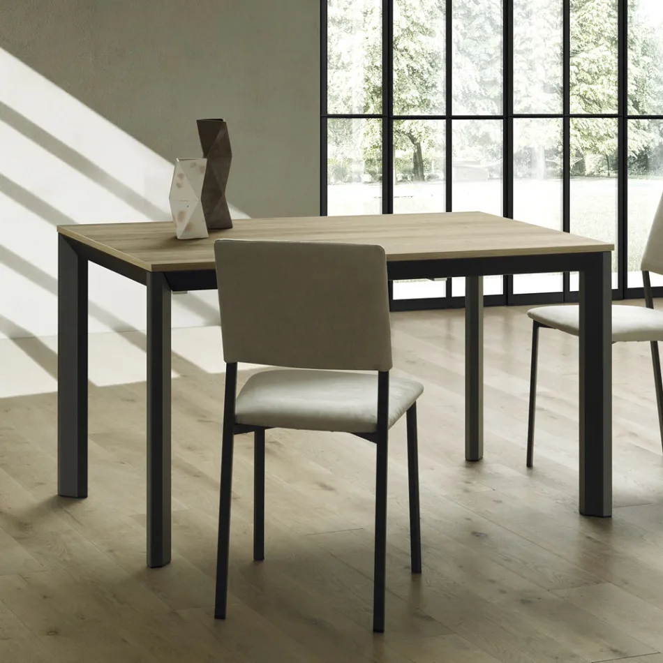 Tavolo Allungabile Fino 240 cm in Alluminio e Hpl Made in Italy - Filiberto Viadurini