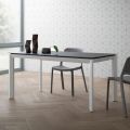 Tavolo Allungabile Fino 240 cm Piano in Laminam Made in Italy - Filiberto