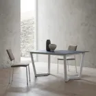 Tavolo Allungabile Fino 300 cm Piano Hpl Stratificato Made in Italy - Bastiano Viadurini