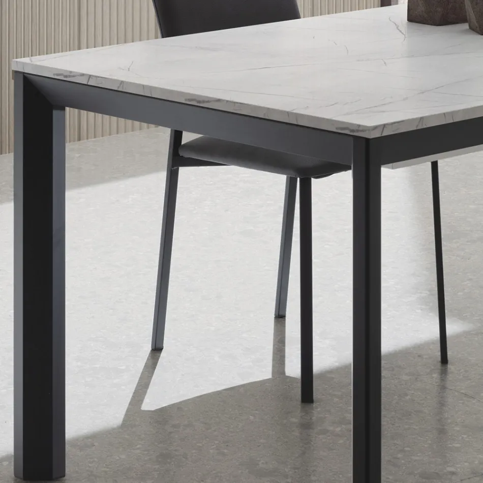 Tavolo Allungabile Fino 334 cm in Alluminio e Hpl Made in Italy - Filiberto Viadurini