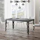Tavolo Allungabile Fino 4 mt in Legno Nobilitato e Ferro Made in Italy – Marella Viadurini